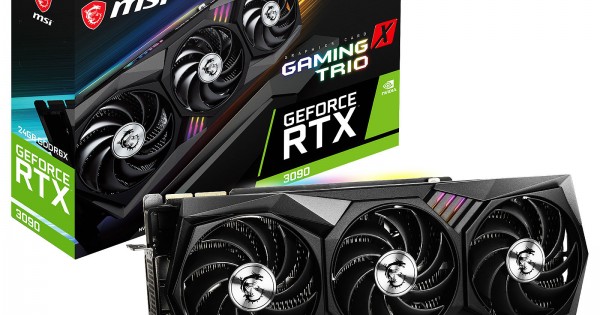 MSI GeForce RTX 3090 GAMING X TRIO 24G グラフィックスボード VD7347 ...