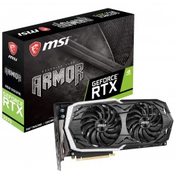MSI GAMING GeForce RTX 2070 8GB GDRR6 256-bit HDMI/DP/USB Ray Tracing Turing Architecture HDCP Graphics Card (RTX 2070 ARMOR 8G)