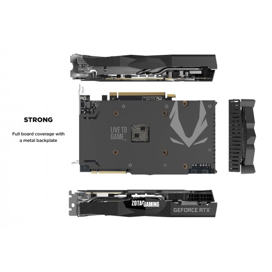 ZOTAC Gaming GeForce RTX 2070 Super Mini 8GB GDDR6 256-Bit 14Gbps Gaming  Graphics Card, Ice Storm 2.0, Super Compact, ZT-T20710E-10M