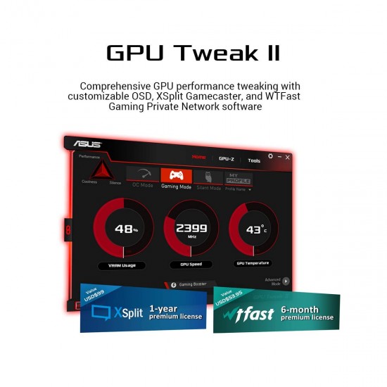 ASUS GeForce RTX 2080 O8G Dual-fan OC Edition GDDR6 HDMI DP 1.4 USB Type-C graphics card (DUAL-RTX2080-O8G )
