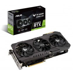 ASUS TUF Gaming NVIDIA GeForce RTX 3090 OC Edition Graphics Card (PCIe 4.0, 24GB GDDR6X, HDMI 2.1, DisplayPort 1.4a, Dual Ball Fan Bearings, Military-Grade Certification, GPU Tweak II)