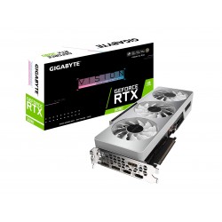 GIGABYTE GeForce RTX 3090 Vision OC 24G Graphics Card, 3X WINDFORCE Fans, 24GB 384-bit GDDR6X, GV-N3090VISION OC-24GD Video Card