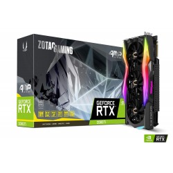 ZOTAC GeForce RTX 2080 Ti AMP Extreme 11GB GDDR6 352-bit Graphics Card, IceStorm 2.0, Extreme Overclock, Freeze Fan Stop, Active Fan Control, Spectra 2.0 Lighting, ZT-T20810B-10P