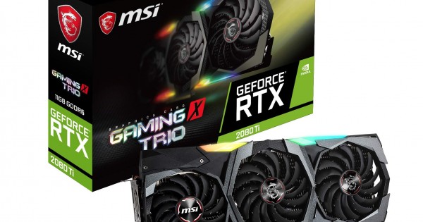 MSI GeForce RTX 2080 Ti Gaming X Trio Graphics Card
