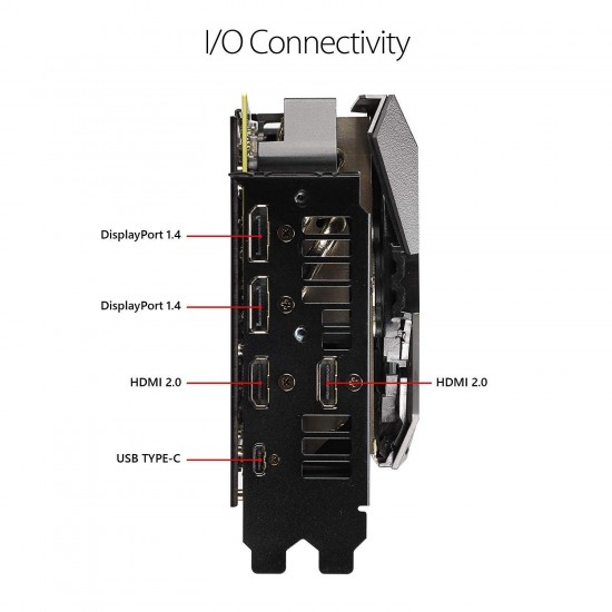 Modtagelig for Hoved vegne ASUS ROG STRIX GeForce RTX 2070 Overclocked 8G GDDR6 VR Ready HDMI DP 1.4  USB Type-