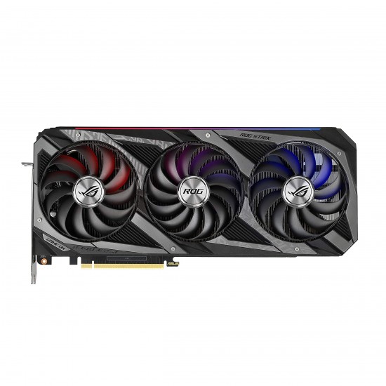 ASUS ROG Strix NVIDIA GeForce RTX 3090 OC Edition Gaming Graphics Card (PCIe 4.0, 24GB GDDR6X, HDMI 2.1, DisplayPort 1.4a, Axial-tech Fan Design, 2.9-Slot, Super Alloy Power II, GPU Tweak II)