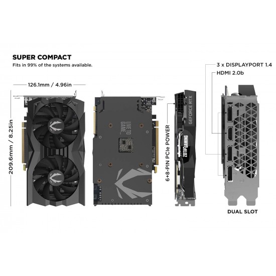 ZOTAC GAMING GeForce RTX 2070 SUPER MINI | drcossia.com.ar