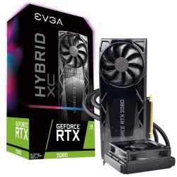 EVGA GeForce RTX 2080 XC Hybrid Gaming, 8GB GDDR6, HYBRID and RGB LED Graphics Card 08G-P4-2184-KR