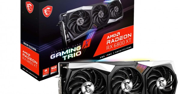 MSI Radeon RX 6800 XT GAMING X TRIO 16G 256-Bit GDDR6, Radeon RX 6800 XT  GAMING X TRIO 16G, City Center For Computers