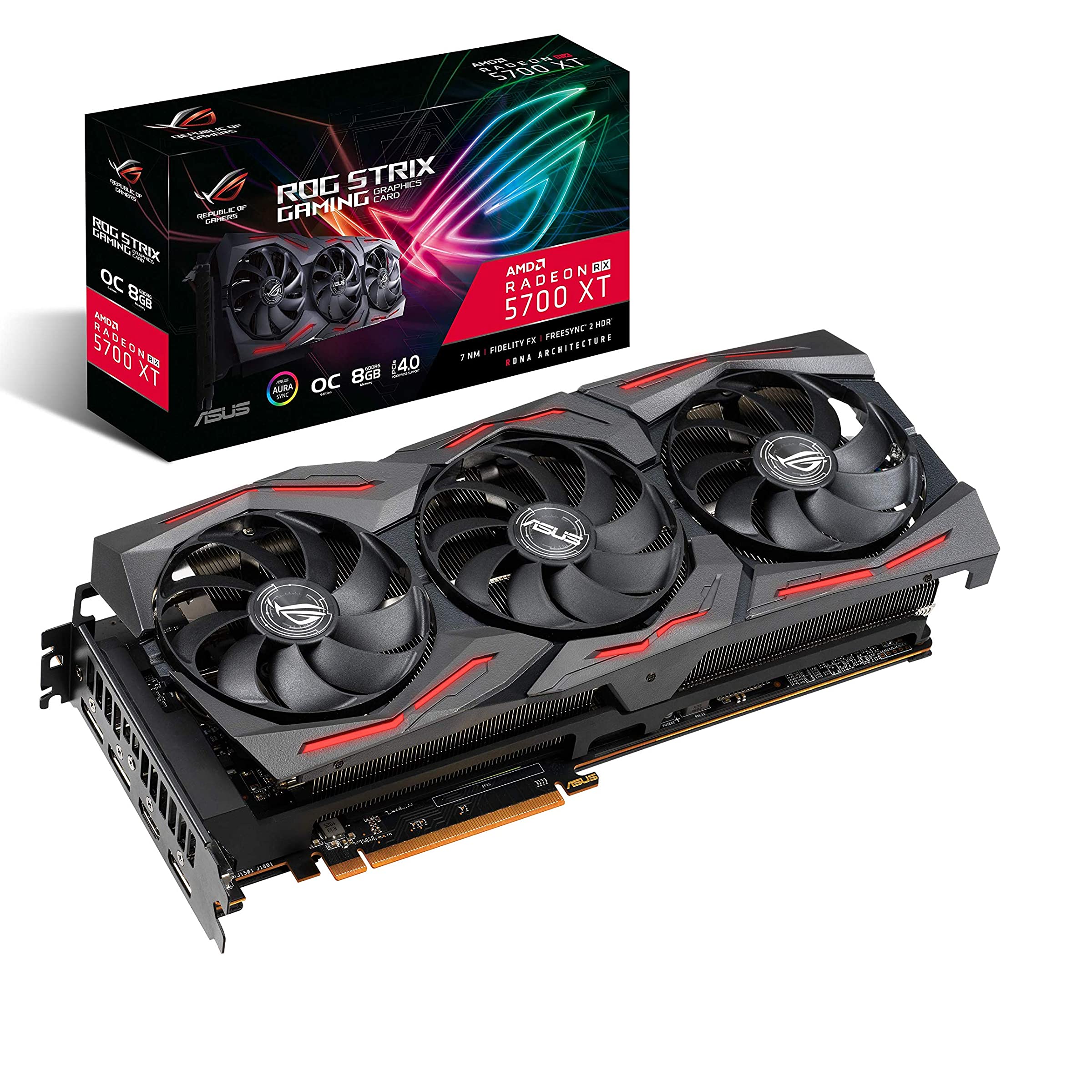 ASUS ROG Strix AMD Radeon RX 5700XT Overclocked 8G GDDR6