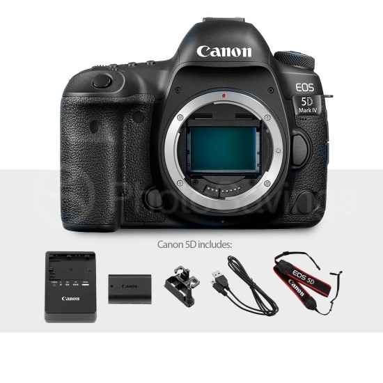 Canon EOS 5D Mark IV DSLR Camera (Body Only) with 32GB SDHC + Camera Bag