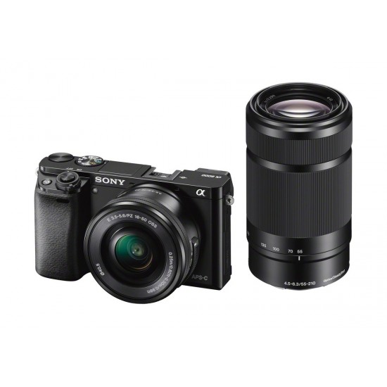 Sony Alpha a6400 Mirrorless Camera: Compact APS-C Interchangeable Lens  Digital Camera with Real-Time Eye Auto Focus, 4K Video, Flip Screen &  16-50mm Lens - E Mount Compatible - ILCE-6400L/B, Black : Electronics 