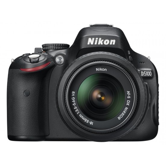 Nikon D5100 DSLR Camera with 18-55mm f/3.5-5.6 Auto Focus-S Nikkor Zoom Lens (OLD MODEL)