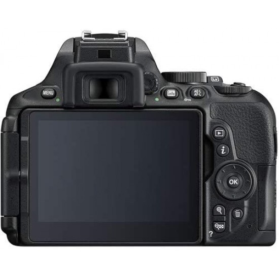 Nikon D5600 DSLR Camera with 18-55mm Lens + 32GB SD Card + Sunshine Basic Bundle
