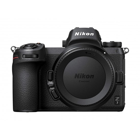 Nikon Z7 Full-Frame Mirrorless Interchangeable Lens Camera with 45.7MP Resolution, Body, Black, 1591