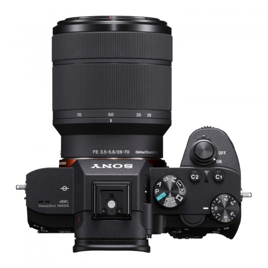 Sony a7 III (ILCE7M3K/B) Full-frame Mirrorless Interchangeable-Lens Camera with 28-70mm Lens with 3-Inch LCD, Black