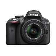 Nikon D3300 24.2 MP CMOS Digital SLR with Auto Focus-S DX Nikkor 18-55mm f/3.5-5.6G VR II Zoom Lens (Black)