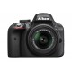 Nikon D3300 24.2 MP CMOS Digital SLR with Auto Focus-S DX Nikkor 18-55mm f/3.5-5.6G VR II Zoom Lens (Black)