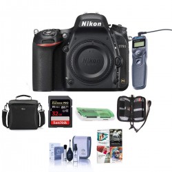 Nikon D750 FX-Format Digital SLR Body Only Camera - Bundle with Camera Bag, 32GB Class 10 SDHC Card, Remote Shutter Trigger, Cleaning Kit, SD Card Case, SD Card Reader, Pc Software Package