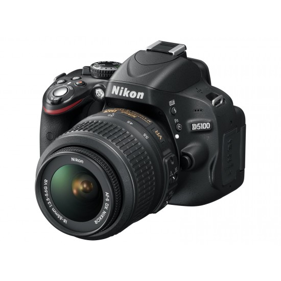 Nikon D5100 DSLR Camera with 18-55mm f/3.5-5.6 Auto Focus-S Nikkor Zoom Lens (OLD MODEL)