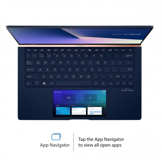 ASUS ZenBook 13 Ultra-Slim Laptop 13.3” Full HD NanoEdge Bezel, Intel Core i7-10510U, 16GB RAM, 512GB PCIe SSD, Innovative Screenpad 2.0, Windows 10 Pro - UX334FLC-AH79, Royal Blue