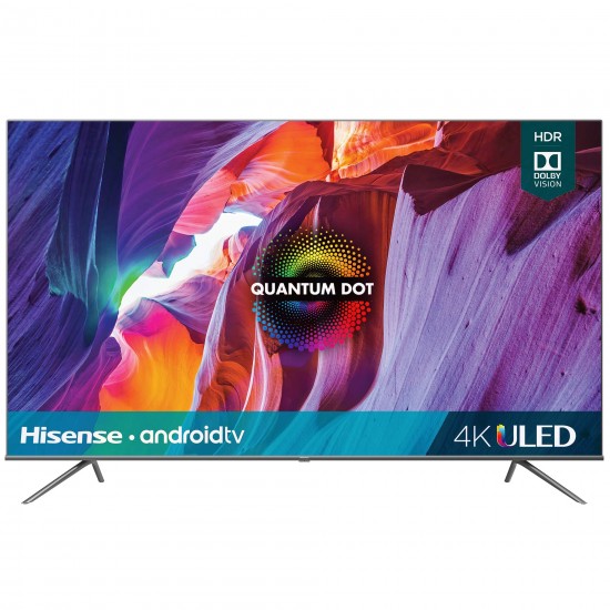 Hisense 55-Inch Class H8 Quantum Series Android 4K ULED Smart TV with Voice Remote (55H8G, 2020 Model)