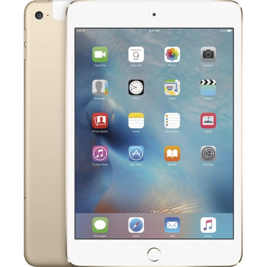 Apple iPad Mini 4 (128GB, Wi-Fi + Cellular, Gold)