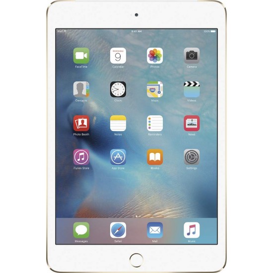 Apple iPad Mini 4 (128GB, Wi-Fi + Cellular, Gold)