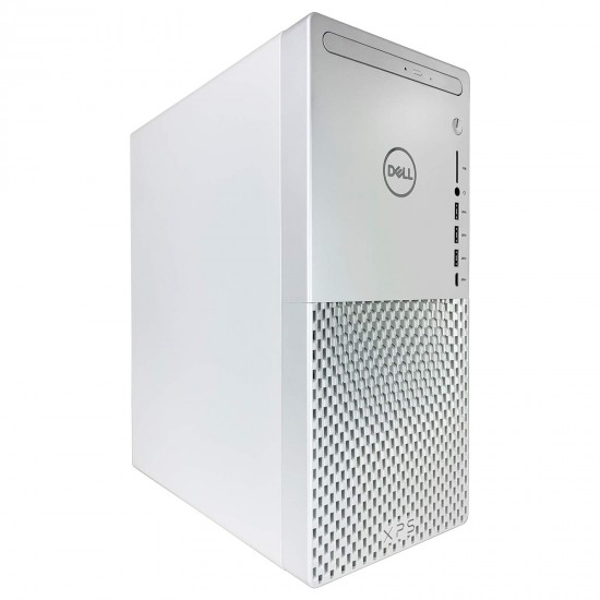 Dell_XPS 8940 Special Edition Desktop + TEKi Wireless Mouse - 10th Gen Intel 10-Core i9-10900K up to 5.3 GHz CPU, 64GB RAM, 4TB SSD + 2TB HDD, NVIDIA_GeForce RTX 2060, DVD Burner, Windows 10, White