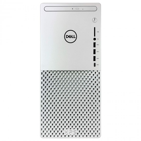 Dell_XPS 8940 Special Edition Desktop + TEKi Wireless Mouse - 10th Gen Intel 10-Core i9-10900K up to 5.3 GHz CPU, 64GB RAM, 4TB SSD + 2TB HDD, NVIDIA_GeForce RTX 2060, DVD Burner, Windows 10, White