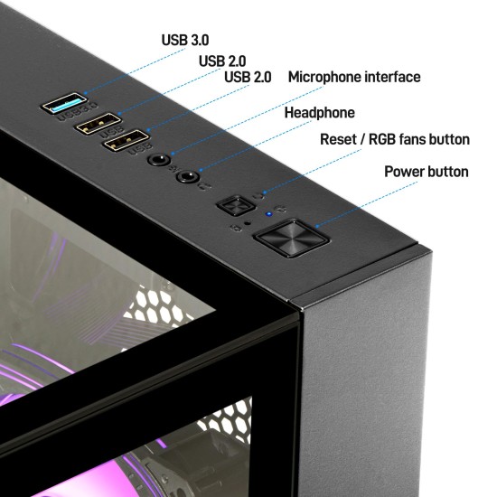 LXZ Desktop PC Computer AMD Ryzen 5 5600GT 6 core 3.9GHz, 16G DDR4 RAM, 512G NVME SSD, Tower Computer for Home and Office (Black) LXZ Desktop PC Computer AMD Ryzen 5 5600GT 6 core 3.9GHz, 16G DDR4 RAM, 512G NVME SSD, Tower Computer for Home and Office (Black)