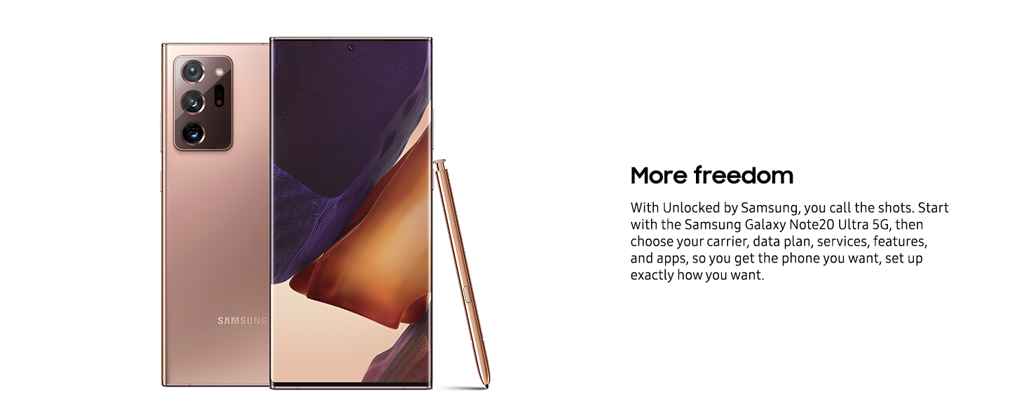 Samsung Galaxy Note20 Ultra 5G Mystic Bronze 512 GB UNLOCKED Pristine  Condition